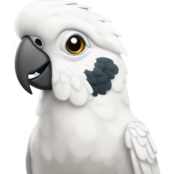 Goffin’s cockatoo emoji