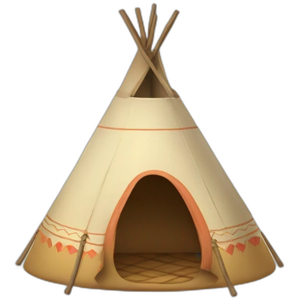 cute wigwam emoji