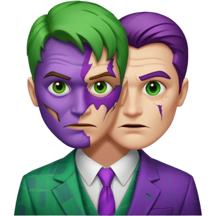 dc two face emoji