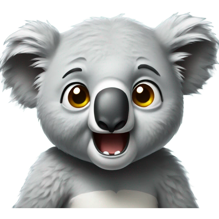 Angry koala  emoji