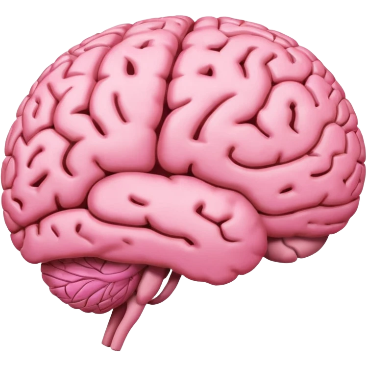 pink brain with' mindset' emoji