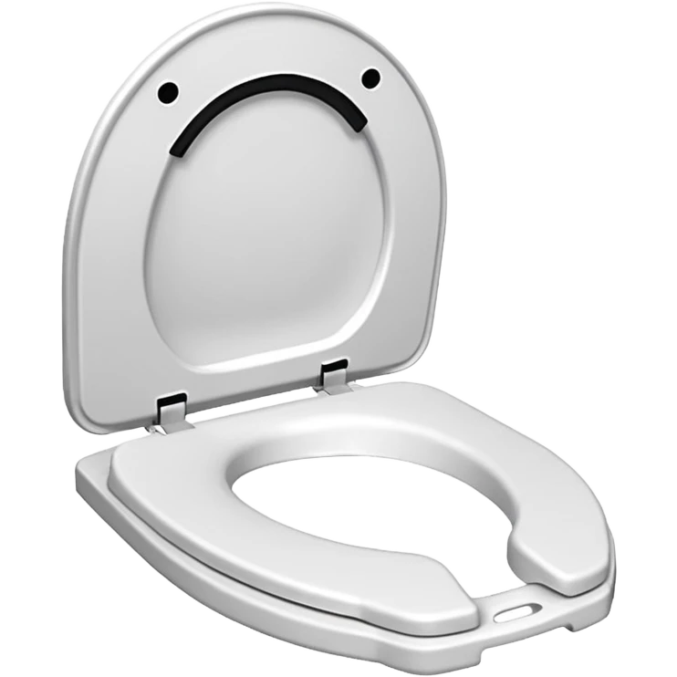 Disposable paper Toilet seat  emoji