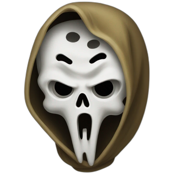 Ghostface scream emoji