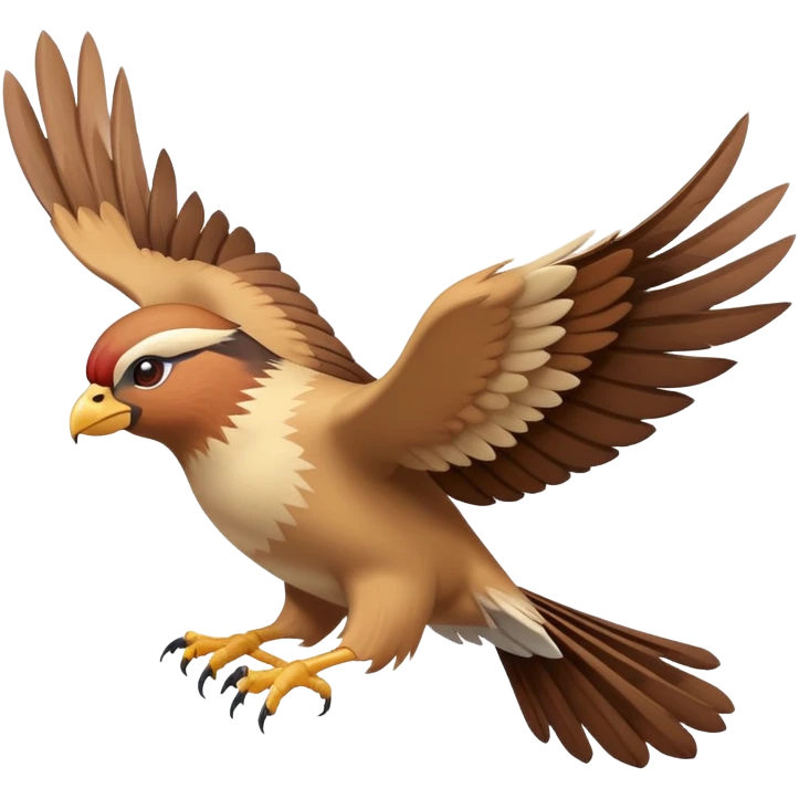 Pidgeot flying  emoji