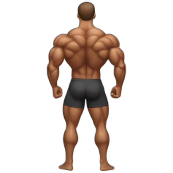 bodybuilder back emoji
