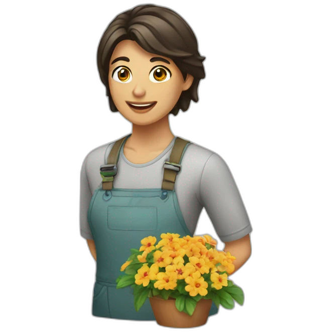 Florista emoji