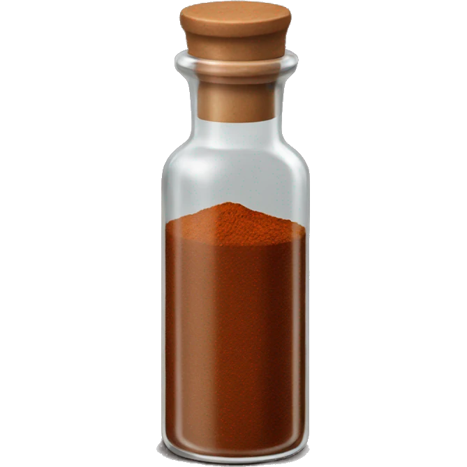 spice bottle of brown spice emoji