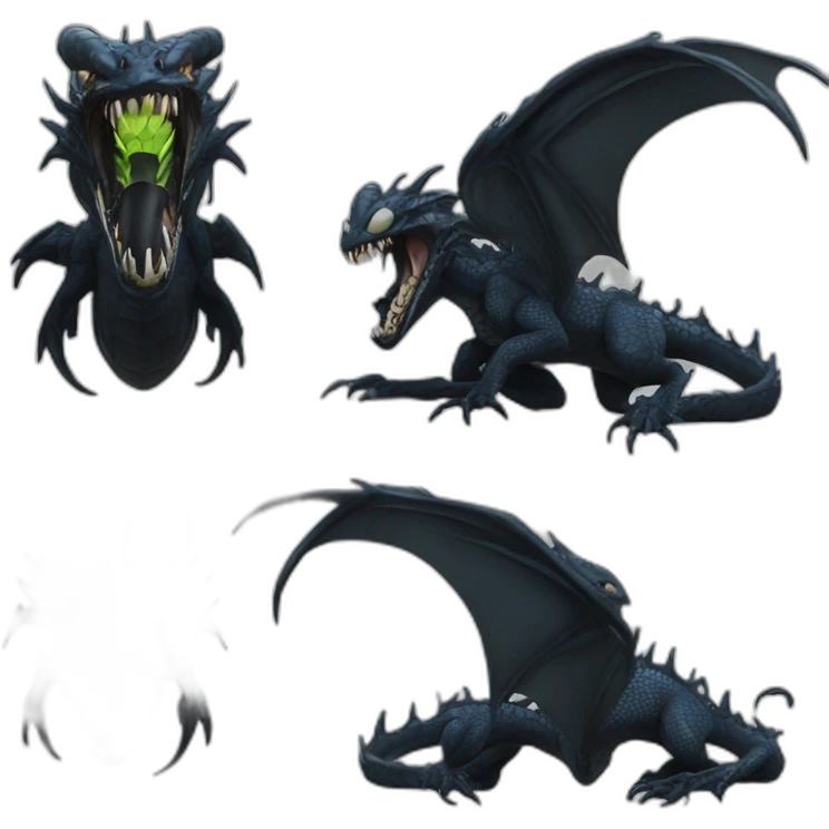venom symbiont dragon emoji