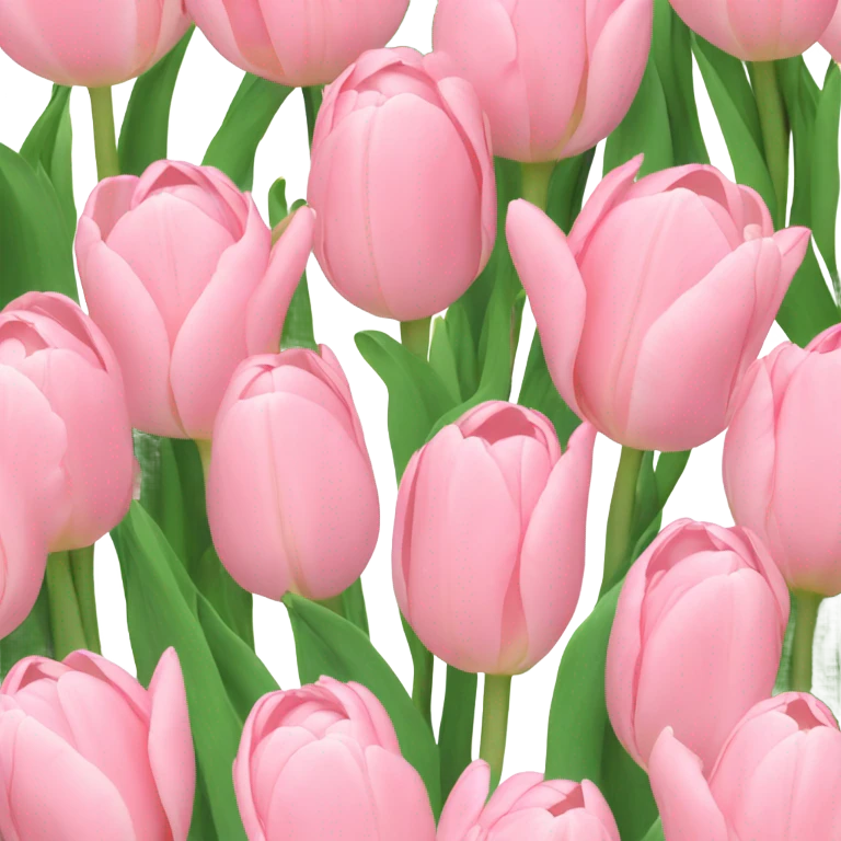 background of light pink tulips emoji