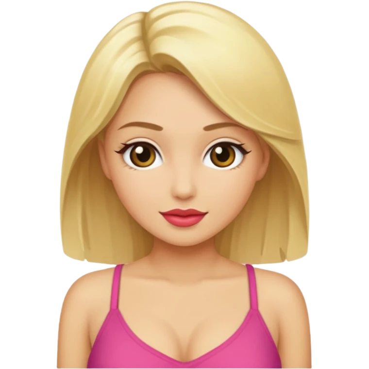mude sexy blonde women emoji