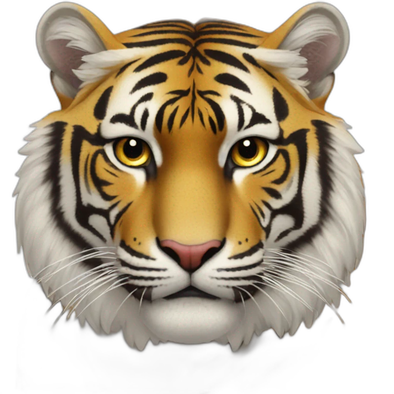 Tigre sur panthère emoji