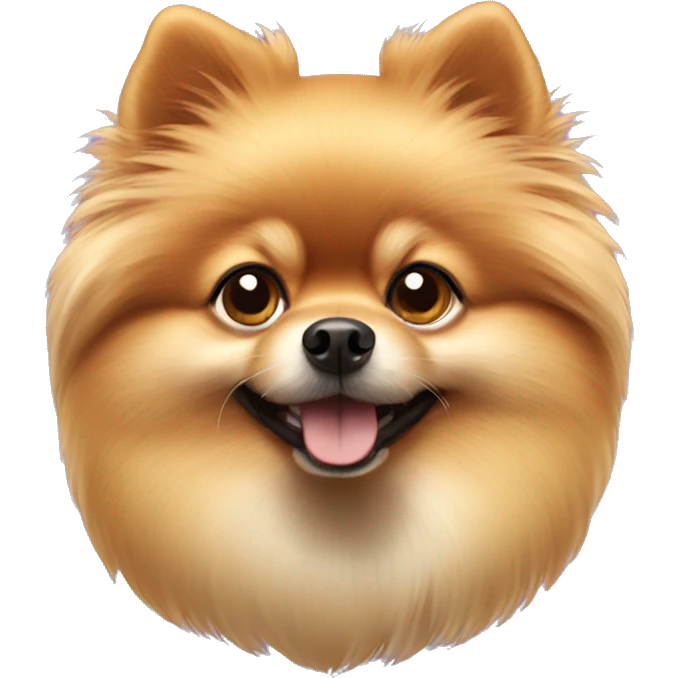 Pomeranian dog emoji