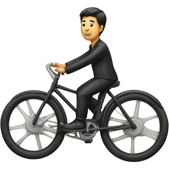 Xi ping on bike emoji