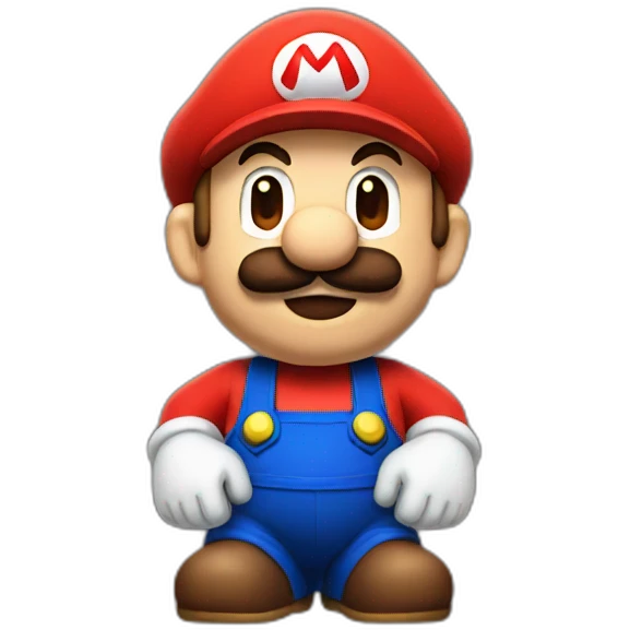 drinking mario emoji