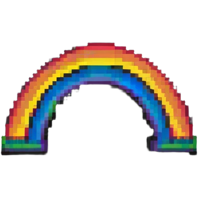 colorful rainbow bridge emoji