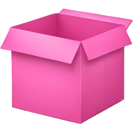 Pink giveaway box emoji