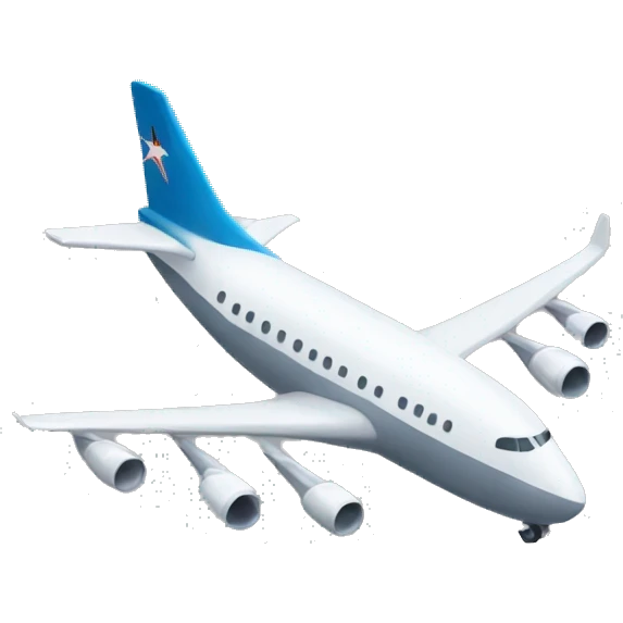 Plane on the eleventh emoji