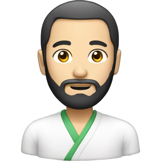 asian sensei with beard emoji