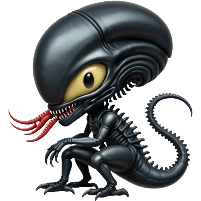 baby xenomorph from movie alien emoji