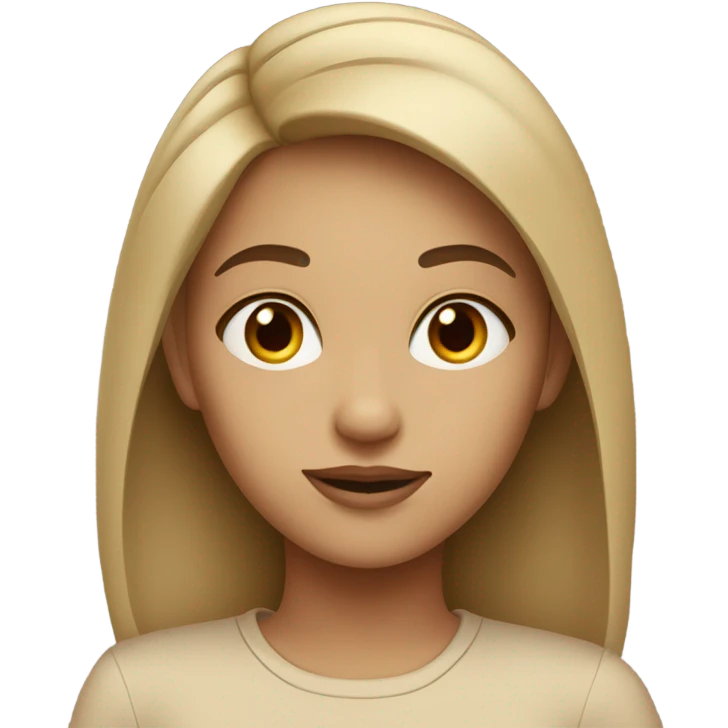 clean girl beige  emoji