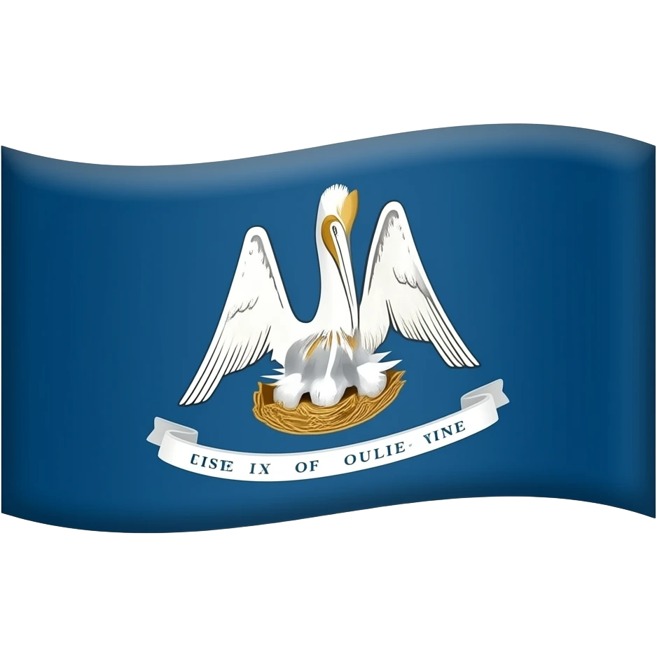 Louisiana Creole flag emoji
