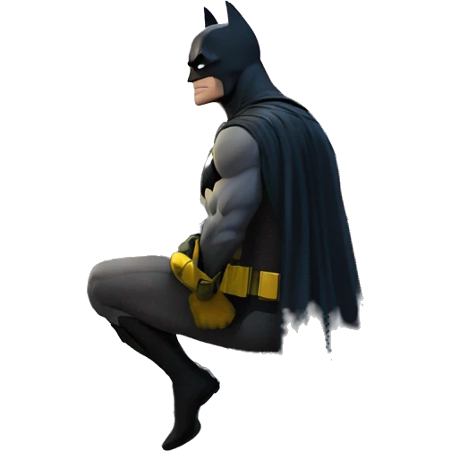 Batman watching over the city emoji