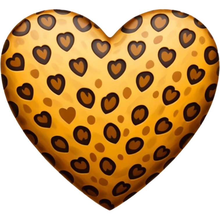 Coeur taches leopard emoji