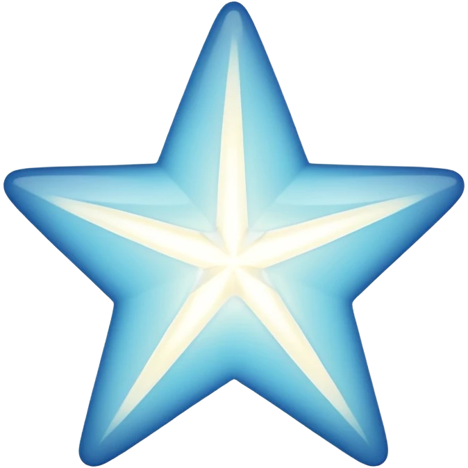 белые звезда emoji