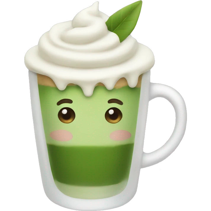 Matcha latte  emoji