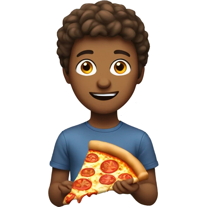 Me eating pizza  emoji