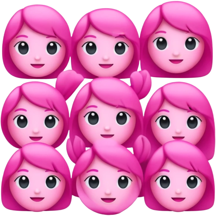 Pink emoji