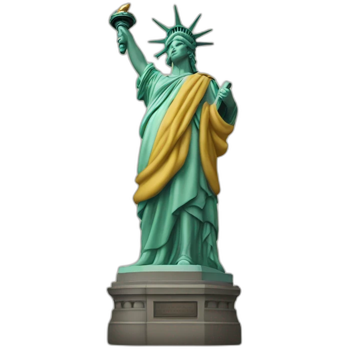 liberty-statue-with-a-kilt emoji