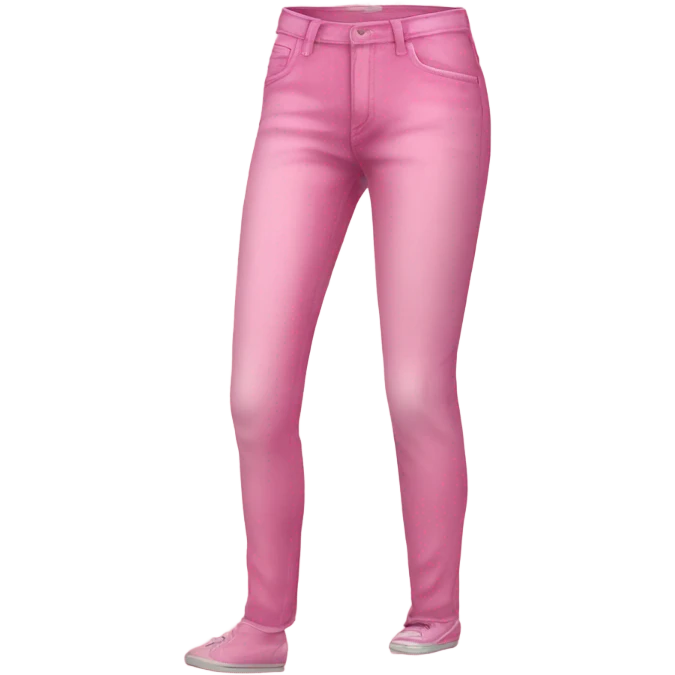 Pink jeans emoji