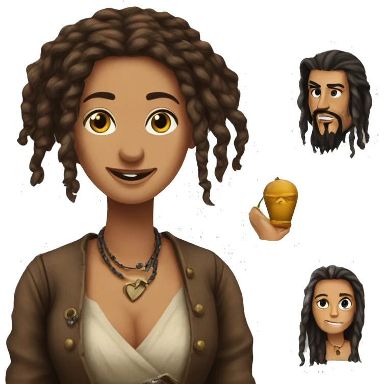 Wife to jack Sparrow  emoji