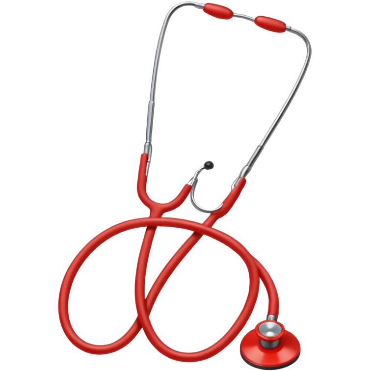 1 red phonendoscope emoji