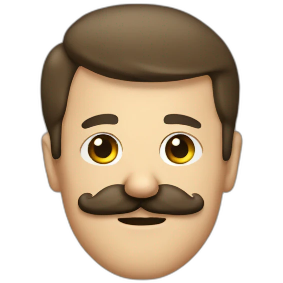 Adolf moustache emoji
