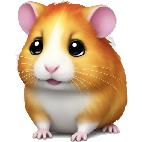 rainbow hamster emoji