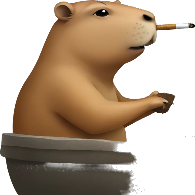 capybara smoking emoji