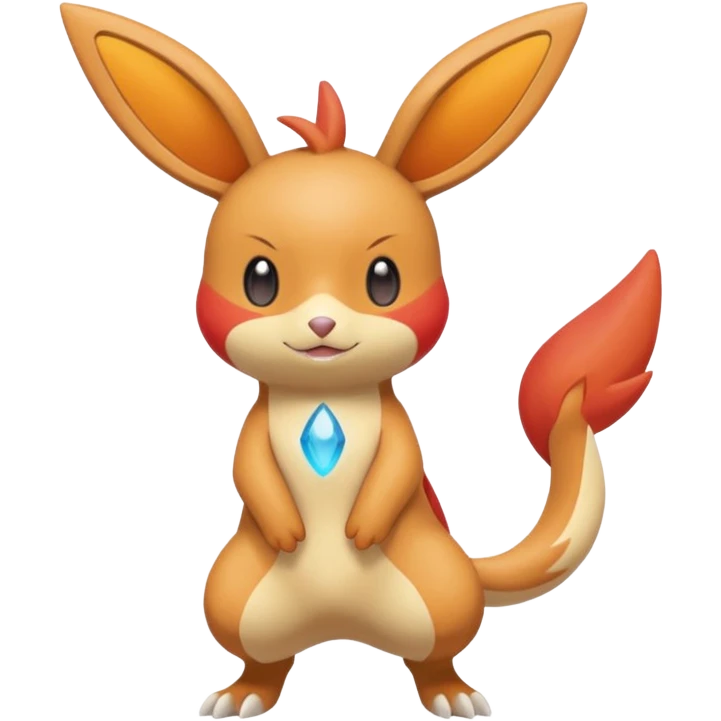 Plusle-Buizel-Victini-fusion, full body emoji