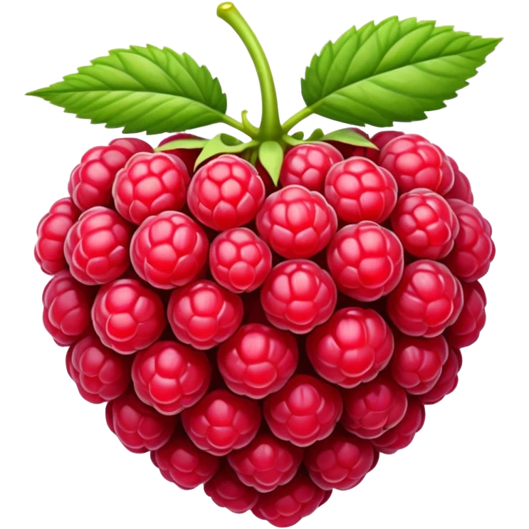 a raspberry emoji