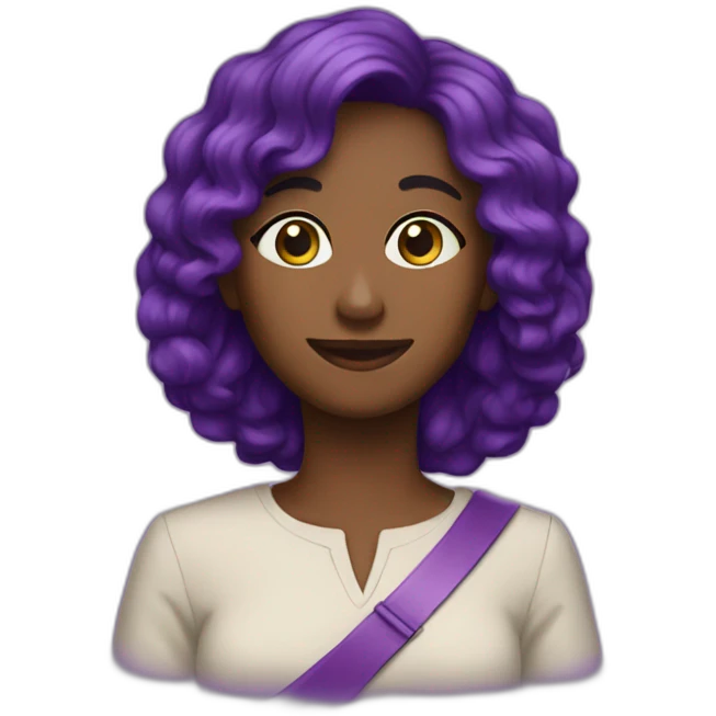 world color purple emoji