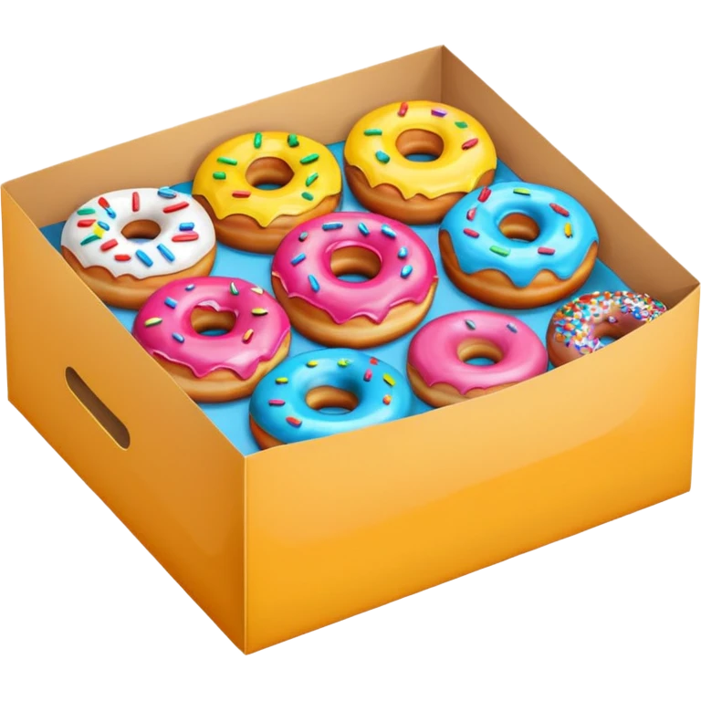 Box of donuts emoji