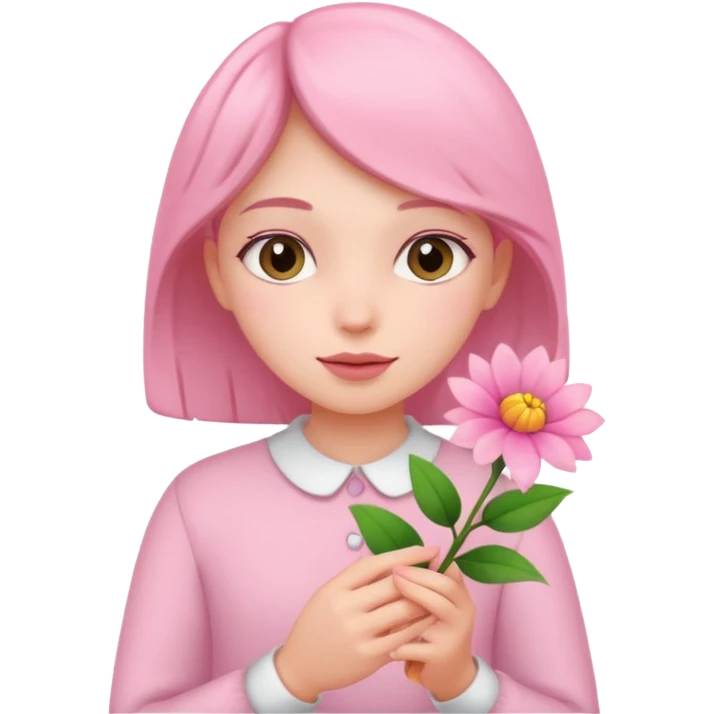 a girl with two hands  emoji