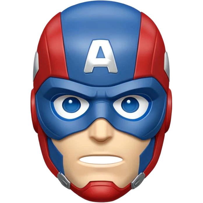 Captain America mask emoji