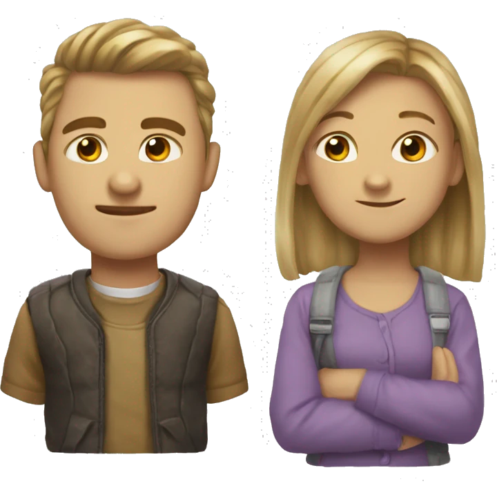 Собака и цветок emoji