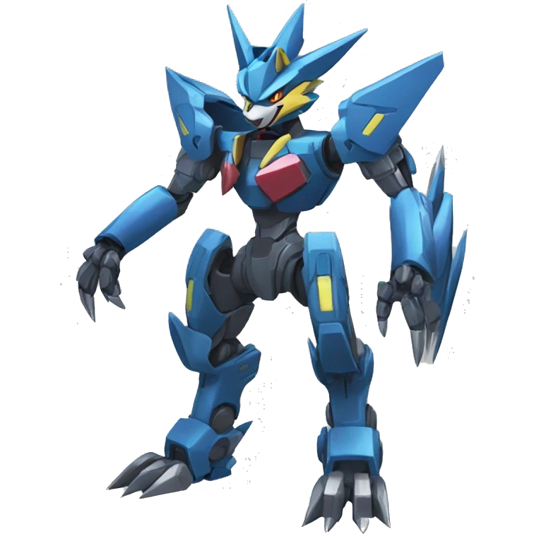 Zeraora-Zoroark-medabot-Mecha full body emoji