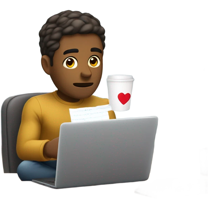 Man who is dating a spreadsheet  emoji