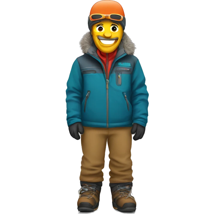 Jackson hole ski bum emoji