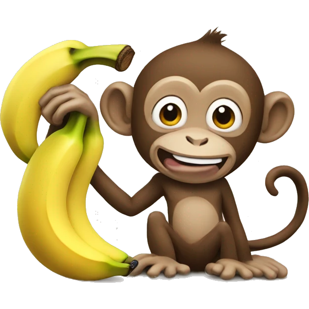 monkey&Bananan emoji