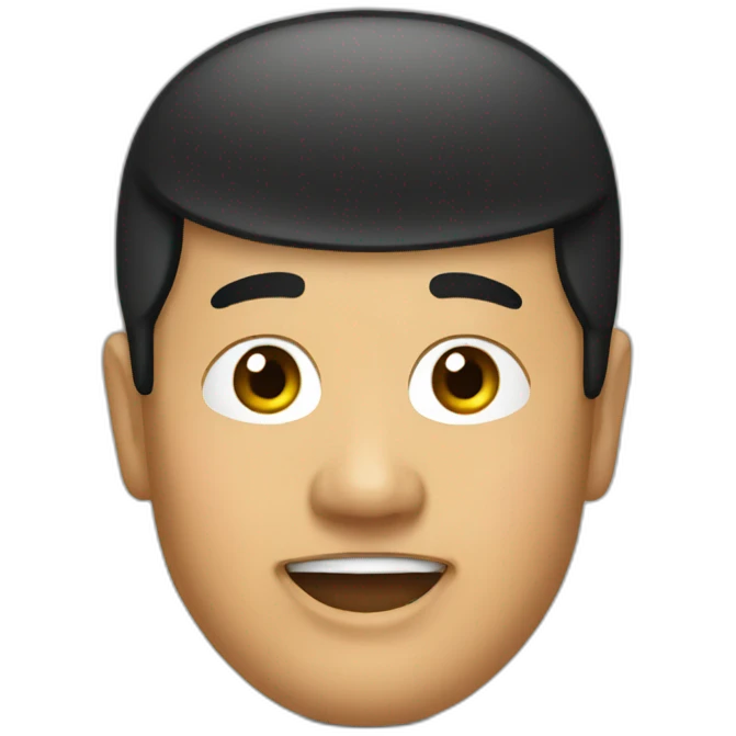 Prabowo's face emoji